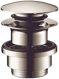 Hansgrohe 50100831 Sink Push Open Drain 1-14-Inch Polished Nickel