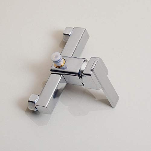 Charming Chrome-Finish Wall-Mount 8-Inch Big Rain Shower Set
