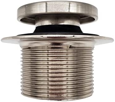 Westbrass Tip-Toe Bath Waste Assembly SATIN Nickel D4931-07