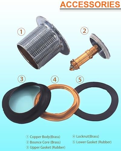 Convenient bathtub drain replacement with pop-up touch stoppers