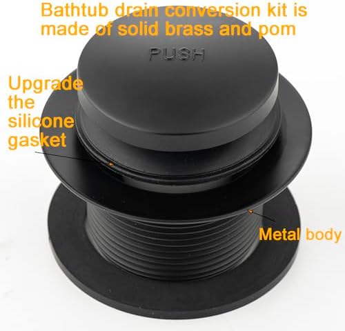 Premium bathtub drain kit for easy clog-free draining