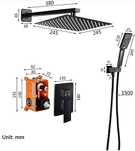 Concealed Rain Shower System by TeckI