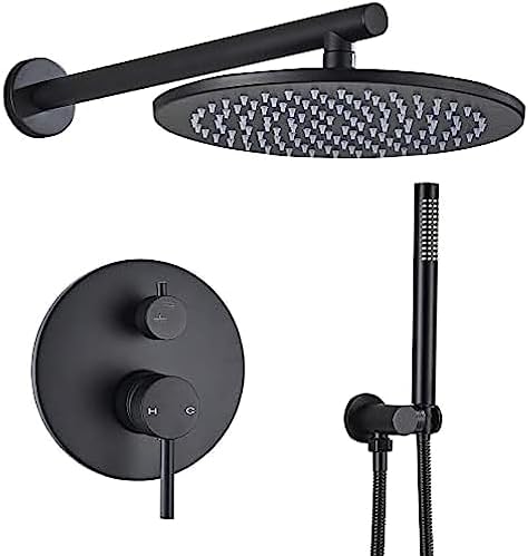 True-Black 16 Wall Faucet Set