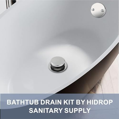HIDROP Chrome Tub Drain Set