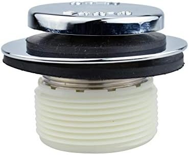 Foot Lok Stop bathtub drain kit with Polished Chrome