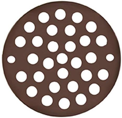 Moisture-Resistant Bathtub Drain Strainer with Old-World Bronze Finish
