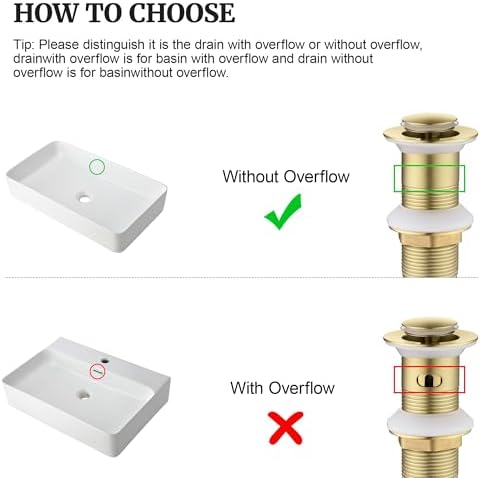 Bath Sink Drain Stopper with Filter Basket