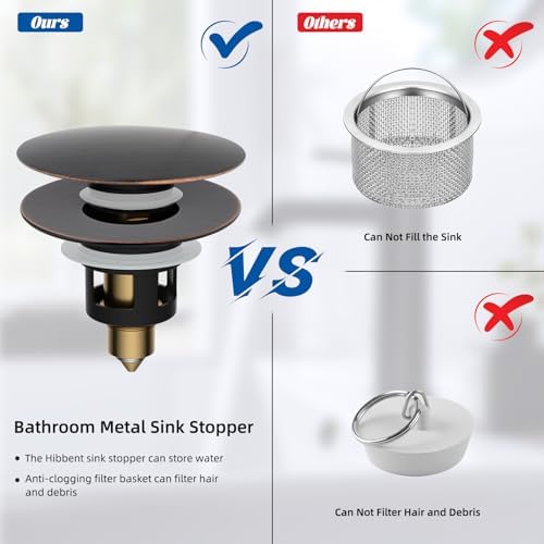 Bathroom Sink Stopper Oil-Rubbed Bronze