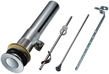 Purelux Chrome Bathroom Sink Drain Stopper with Lift Rod