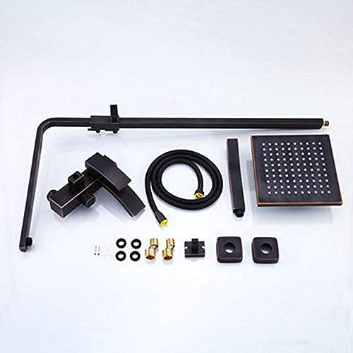 High-Quality Single-Hand Rainfall Bathroom Shower Set with ABS Nozzles