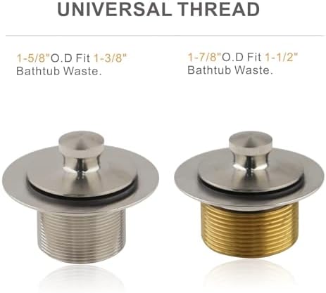 Sturdy bathtub drain kit for lift turn installation