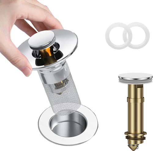 Bathroom Sink Drain Stopper No Tools Required Long-Lasting Clog-Free Design