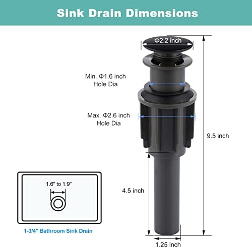 Vessel Sink Drain Stopper
