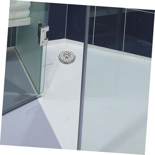 Garneck stainless steel shower drain strainer with clog prevention for bath kitchen