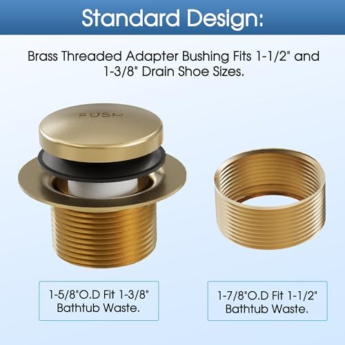 Eliminate Overflow ESNBIA bathtub drain kit offers convenient drainage and durability