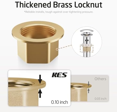 High-Quality Anti-Clog Sink Drain with Strainer Basket