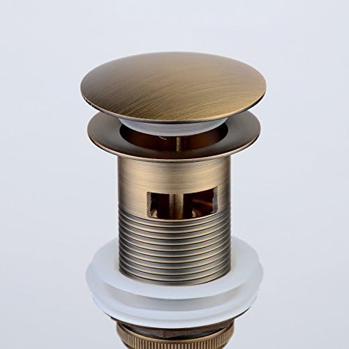 Beelee POP-UP Drain Stopper with Overflow Antique Brass Finish blissful home solution