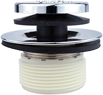 Foot Lok Stop bathtub drain kit with Polished Chrome