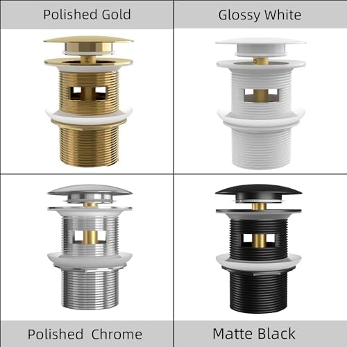 Ogonbrick Free Standing bathtub drain White