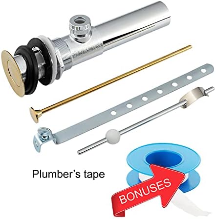 SinkDrain Stopper Prevent Clogs High-Quality Brass for Bath Sinks