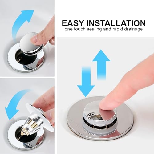 2-Piece Sink Stopper Set