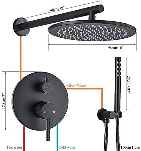 Strong Long-Lasting Brass Showers