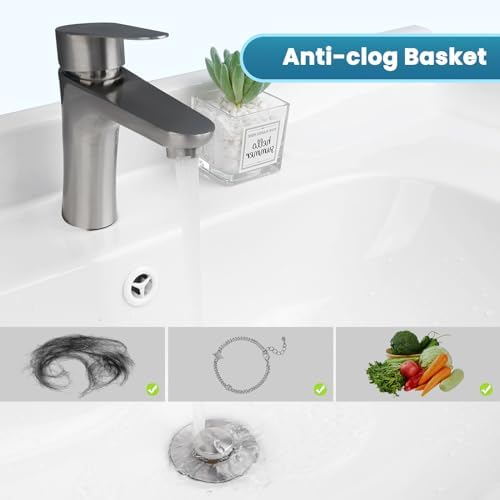 Hygie Rinse Universal 2 in 1 Bathroom Sink Stopper