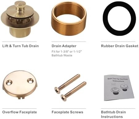 WELLUP bathtub drain conversion kit