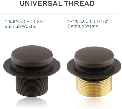 High-Quality Bronze bathtub drain kit with installation kit