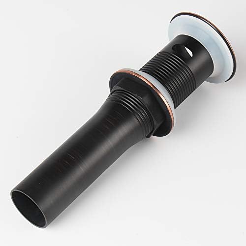 Durable Oil Rubbed Bronze Sink Drain with Overflow Ultra-Rugged Bathroom Fixtures