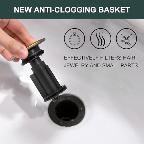 Easilier-install Pop Up Drain Kenses