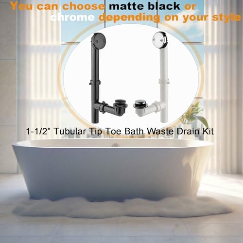 Premium bathtub drain kit for easy clog-free draining