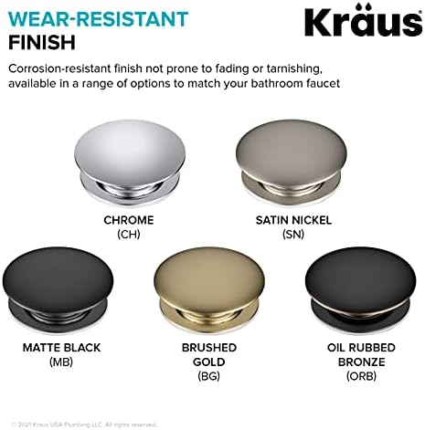 Kraus Enhanced Drain ez installation in brushed gold
