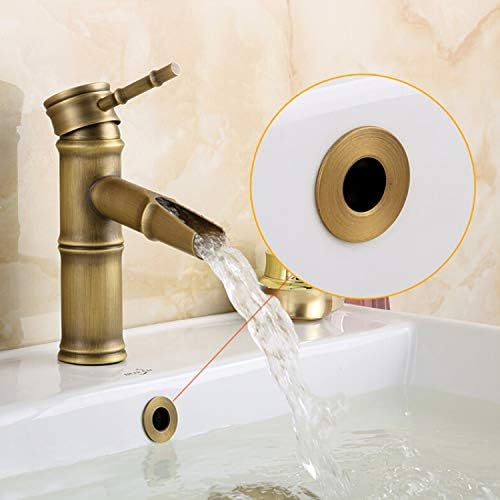 LANGPAI Overflow Sink Basin Trim Brass Insert Antique Brass