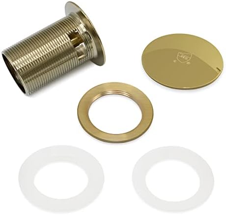 FerdY Pop-Up Drain for Bathtubs Gold Finish Durable Rust-Resistant