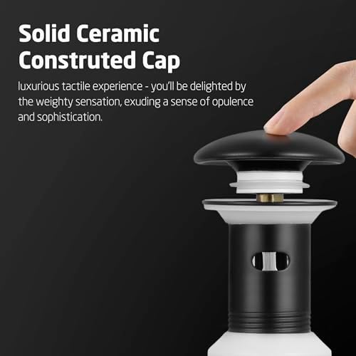 Bathroom Sink Drain Strainer Basket - No-Clog Hair Catcher