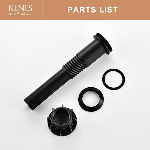 Kenes Bathroom Sink Drain Stopper Overflow Prevention Solution