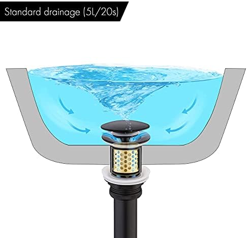KES Pop-Up Sink Drain for Bathroom Fixtures