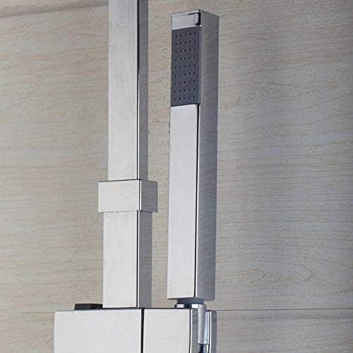 Charming Chrome-Finish Wall-Mount 8-Inch Big Rain Shower Set