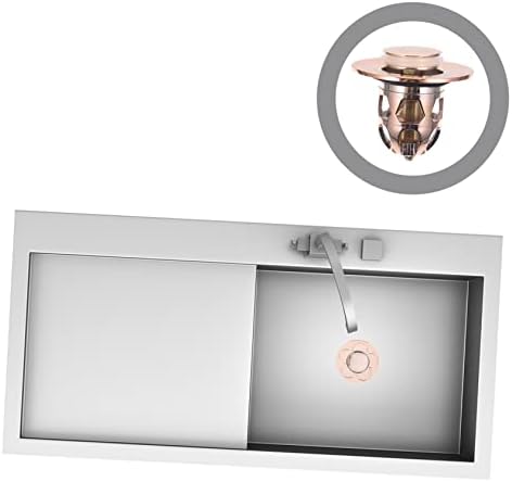 Angoily Copper Sink Drain Stopper 2-Pack for Bathroom Tub Use