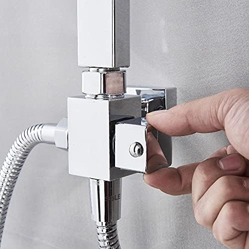 Rainbow Glow Chrome Bath Shower Faucet