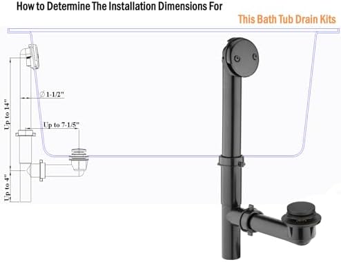 Effortless Bathtub Drain Kit