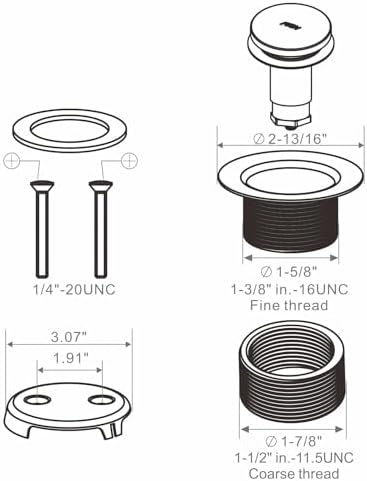 Sturdy Gold Brushed bathtub drain with easy installation