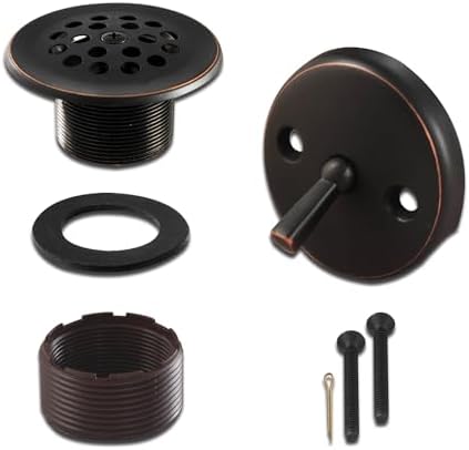 CalcMetal Trip Lever Drain Trim Kit Venetian Bronze 1