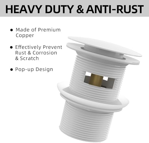 Ogonbrick Free Standing bathtub drain White