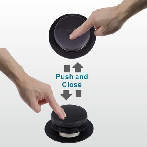 Black Bathtub Drain Conversion Kit for Bathroom Fixtures