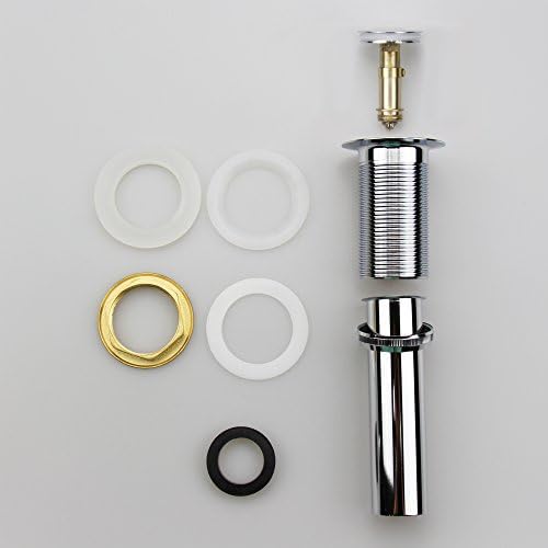 Stylish Chrome Pop-Up Sink Drain for Bathroom