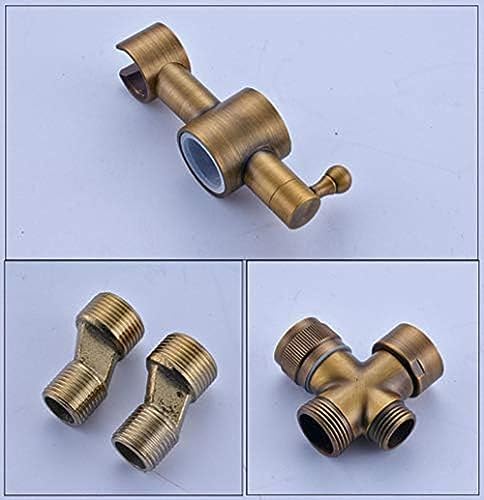 Retro-Style Shower Faucet Set Single Handle Antique Bathroom Faucet