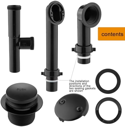 Premium bathtub drain kit for easy clog-free draining