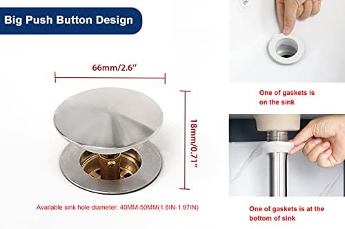 NearMoon 304 Stainless Steel Sink Drain